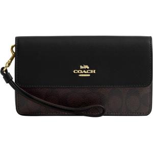 imageCoach womens Foldover WristletWalnutBlack