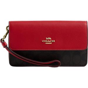 imageCoach womens Foldover WristletWalnutBold Red
