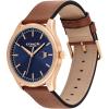 imageCoach Mens Oliver 3H Quartz Watch 41mm Case Size Genuine Leather Strap Date Display Classic for Every Day  Gift for HimBrown