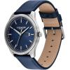 imageCoach Mens Oliver 3H Quartz Watch 41mm Case Size Genuine Leather Strap Date Display Classic for Every Day  Gift for HimNavy