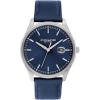 imageCoach Mens Oliver 3H Quartz Watch 41mm Case Size Genuine Leather Strap Date Display Classic for Every Day  Gift for HimNavy