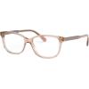 imageCOACH Womens HC6143 Square Prescription Eyewear FramesTransparent PeachDemo Lens