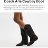 imageCoach Aria Loved Leather Tall Cowboy BootBlack