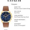 imageCoach Greyson Mens Versatile Watch  Functional Elegance  Stylish Timepiece for Everyday Wear  Water ResistantSaddle