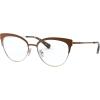 imageCoach HC5108 Prescription Eyewear Frames Brown Silver Gold GradientDemo Lens 54 mm