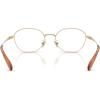 imageCoach HC5194TD Prescription Eyewear Frames Shiny Light GoldDemo Lens 50 mm
