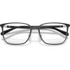 imageCoach Mens Hc5195td Square Prescription Eyewear FramesMatte BlackSilverDemo Lens