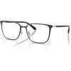 imageCoach Mens Hc5195td Square Prescription Eyewear FramesMatte BlackSilverDemo Lens