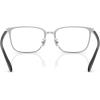 imageCoach Mens Hc5195td Square Prescription Eyewear FramesMatte BlackSilverDemo Lens