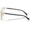 imageCoach Mens Hc5195td Square Prescription Eyewear FramesShiny BlackLight GoldDemo Lens