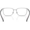 imageCoach Mens Hc5195td Square Prescription Eyewear FramesShiny Dark GreySilverDemo Lens