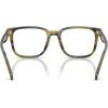 imageCoach Mens Hc6276u Universal Fit Square Prescription Eyewear FramesStriated OliveDemo Lens