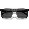 imageCoach Mens Hc8440u Universal Fit Square SunglassesBlackGrey Solid