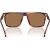 imageCoach Mens Hc8440u Universal Fit Square SunglassesStriated CaramelBrown Mirrored