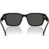 imageCoach Mens Hc8441u Universal Fit Rectangular SunglassesBlackGrey Solid