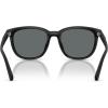 imageCoach Mens Hc8442u Universal Fit Square SunglassesMatte BlackGrey Solid Polarized