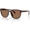 imageCoach Mens Hc8442u Universal Fit Square SunglassesMatte Dark TortoiseBrown Solid