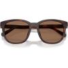 imageCoach Mens Hc8442u Universal Fit Square SunglassesMatte Dark TortoiseBrown Solid