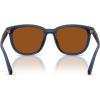 imageCoach Mens Hc8442u Universal Fit Square SunglassesMatte Deep BlueAmber Solid