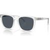 imageCoach Mens Hc8442u Universal Fit Square SunglassesMatte Transparent ClearBlue Grey Solid