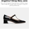 imageCoach Womens Angelina TStrap Mary JaneBlack