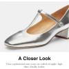 imageCoach Womens Angelina TStrap Mary JaneSilver