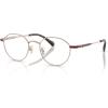 imageCoach Womens Hc5173td Round Prescription Eyewear FramesVintage Rose GoldDemo Lens