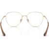 imageCoach Womens Hc5192 Aviator Prescription Eyewear FramesShiny Light GoldDemo Lens