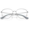 imageCoach Womens Hc5192 Aviator Prescription Eyewear FramesShiny SilverDemo Lens