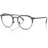 imageCoach Womens Hc5193 Round Prescription Eyewear FramesSatin BlackDemo Lens