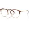 imageCoach Womens Hc5193 Round Prescription Eyewear FramesSatin Light GoldDemo Lens