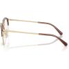 imageCoach Womens Hc5193 Round Prescription Eyewear FramesSatin Light GoldDemo Lens