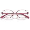 imageCoach Womens Hc5194td Oval Prescription Eyewear FramesSatin BurgundyDemo Lens