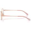 imageCoach Womens Hc5194td Oval Prescription Eyewear FramesShiny Rose GoldDemo Lens