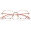 imageCoach Womens Hc5194td Oval Prescription Eyewear FramesShiny Rose GoldDemo Lens