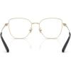 imageCoach Womens Hc5197d Butterfly Prescription Eyewear FramesShiny Light GoldDemo Lens