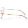 imageCoach Womens Hc5197d Butterfly Prescription Eyewear FramesShiny Rose GoldDemo Lens