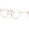 imageCoach Womens Hc5197d Butterfly Prescription Eyewear FramesShiny Rose GoldDemo Lens
