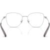 imageCoach Womens Hc5197d Butterfly Prescription Eyewear FramesShiny SilverDemo Lens