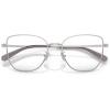 imageCoach Womens Hc5197d Butterfly Prescription Eyewear FramesShiny SilverDemo Lens