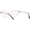 imageCoach Womens Hc6172 Square Prescription Eyewear FramesGradient Transparent VioletDemo Lens