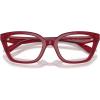 imageCoach Womens Hc6270u Universal Fit Cat Eye Prescription Eyewear FramesMilky CherryDemo Lens
