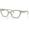 imageCoach Womens Hc6270u Universal Fit Cat Eye Prescription Eyewear FramesMilky EucalyptusDemo Lens