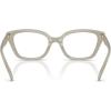 imageCoach Womens Hc6270u Universal Fit Cat Eye Prescription Eyewear FramesMilky EucalyptusDemo Lens