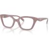 imageCoach Womens Hc6270u Universal Fit Cat Eye Prescription Eyewear FramesMilky PuttyDemo Lens