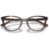 imageCoach Womens Hc6272u Universal Fit Square Prescription Eyewear FramesDark TortoiseDemo Lens