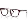 imageCoach Womens Hc6272u Universal Fit Square Prescription Eyewear FramesMilky MerlotDemo Lens