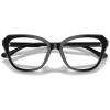 imageCoach Womens Hc6273u Universal Fit Hexagonal Prescription Eyewear FramesBlackDemo Lens