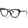imageCoach Womens Hc6273u Universal Fit Hexagonal Prescription Eyewear FramesBlackDemo Lens