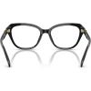 imageCoach Womens Hc6273u Universal Fit Hexagonal Prescription Eyewear FramesBlackDemo Lens